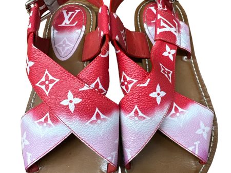 Sandals Luxury Designer By Louis Vuitton  Size: 7 For Sale