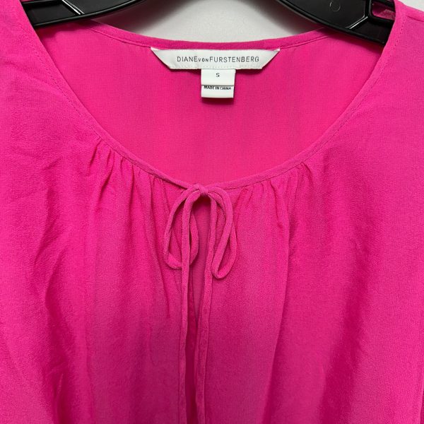 100% Silk Emelia Blouse Designer By Diane Von Furstenberg  Size: S For Cheap