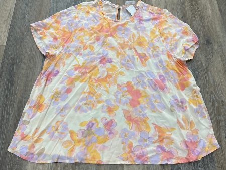 Blouse Short Sleeve By Emily Wonder  Size: 2x For Discount