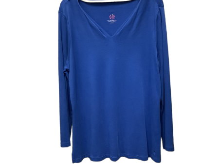 Top Long Sleeve Basic By Isaac Mizrahi Live Qvc  Size: L Cheap