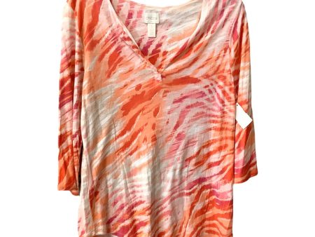 Top 3 4 Sleeve By Chicos  Size: 8 Online Hot Sale