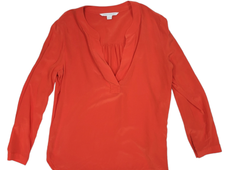 Blouse Long Sleeve By Diane Von Furstenberg  Size: 12 Hot on Sale